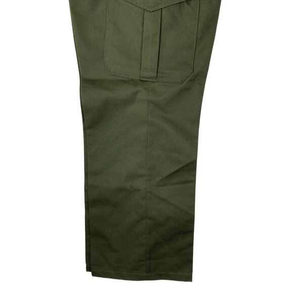 Men's Outdoor Olive Cargo Pants Multiple Pockets Size 32 NWOT - Picture 5 of 9